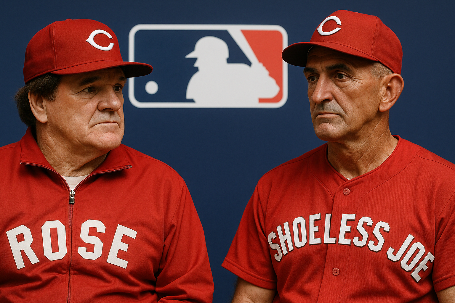 Pete Rose and Shoeless Joe Jackson